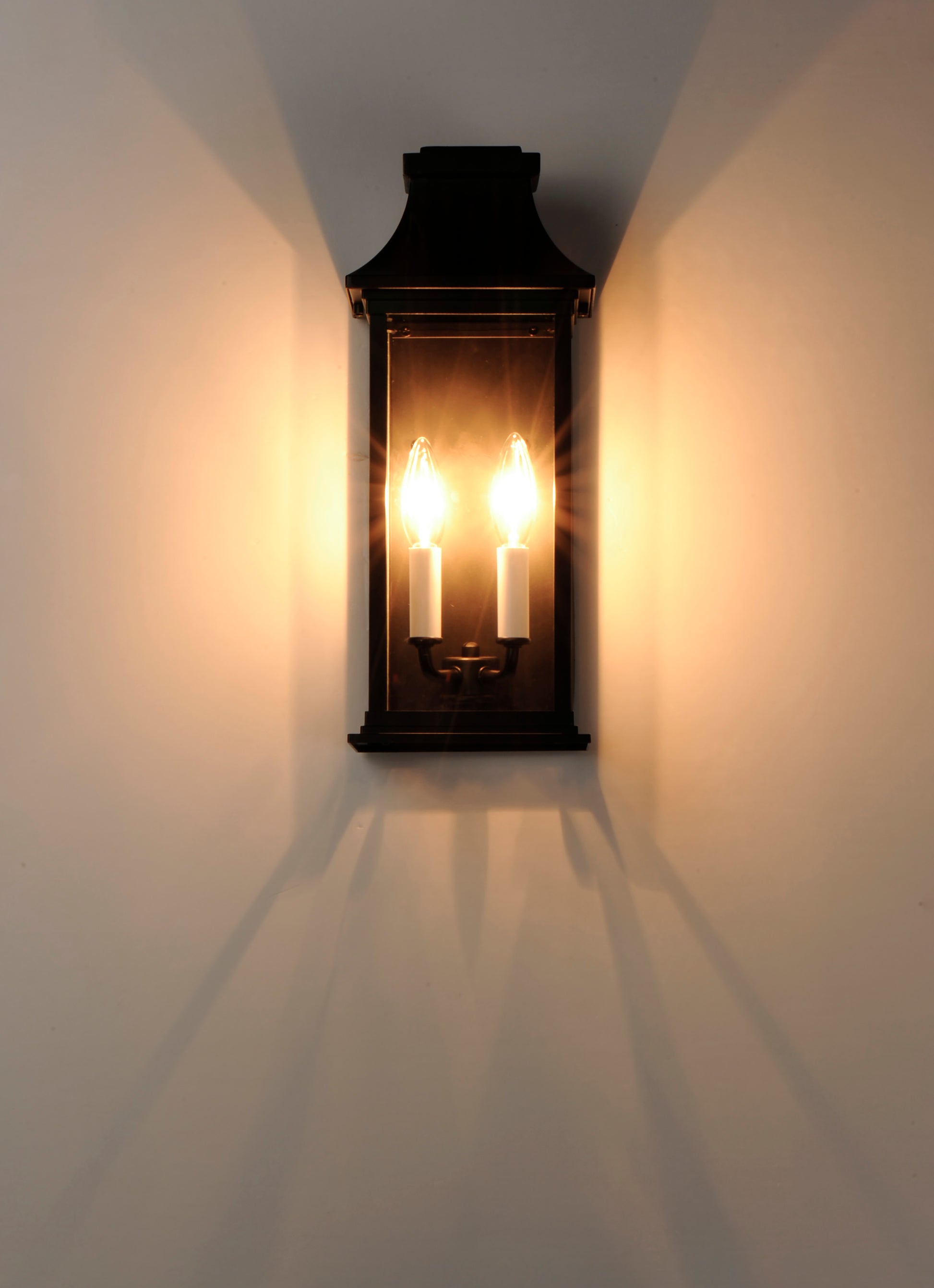 Vicksburg 2-Light Outdoor Pocket Wall Sconce Black by Maxim Lighting