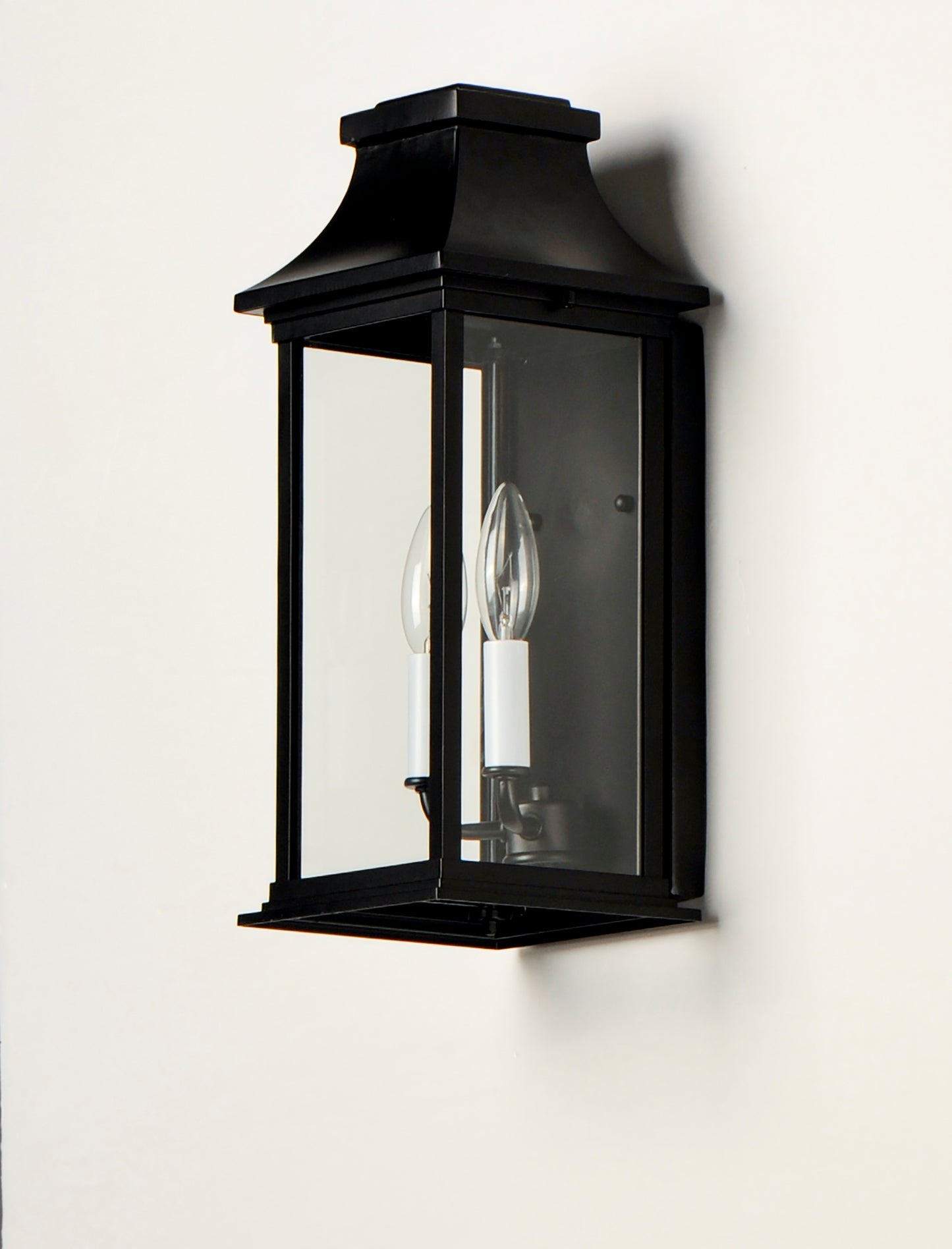 Vicksburg 2-Light Outdoor Pocket Wall Sconce Black by Maxim Lighting