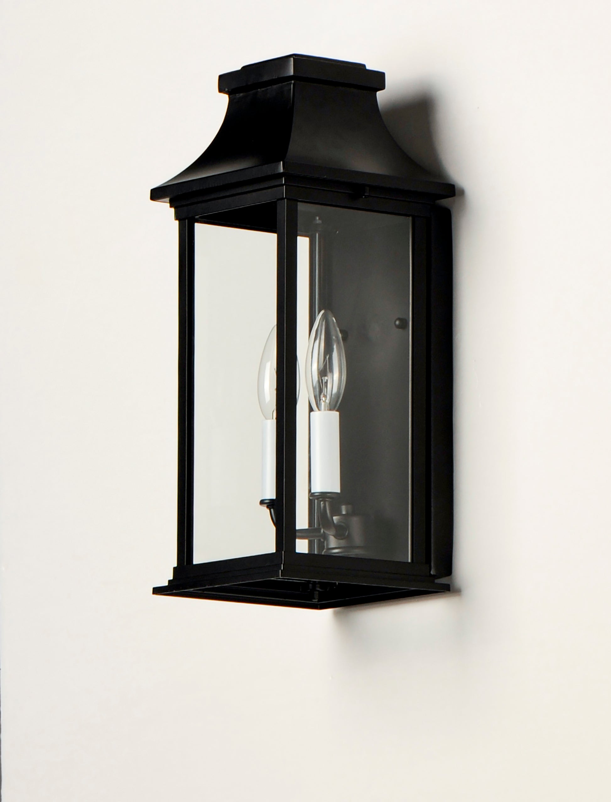 Vicksburg 2-Light Outdoor Pocket Wall Sconce Black by Maxim Lighting