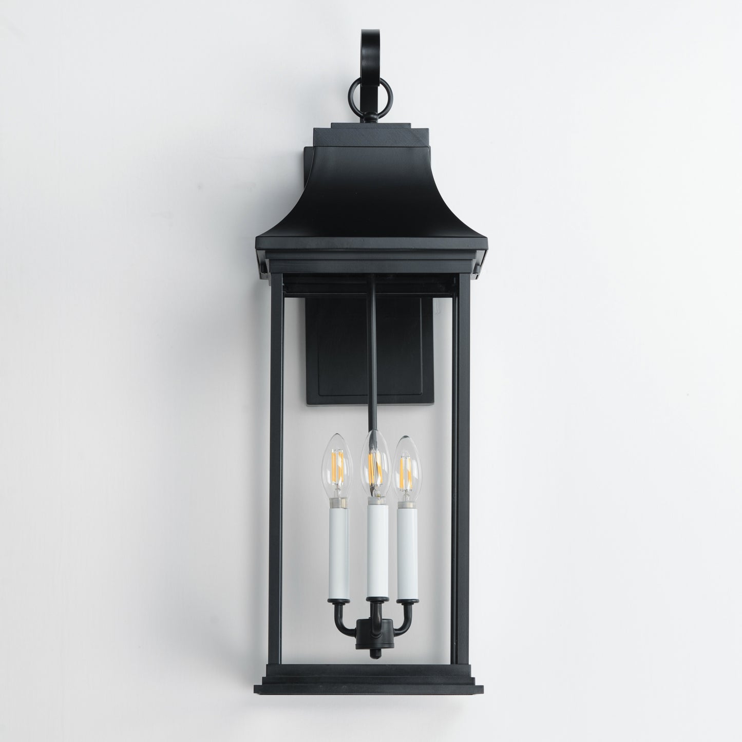 Vicksburg 3-Light Outdoor Wall Sconce Black by Maxim Lighting