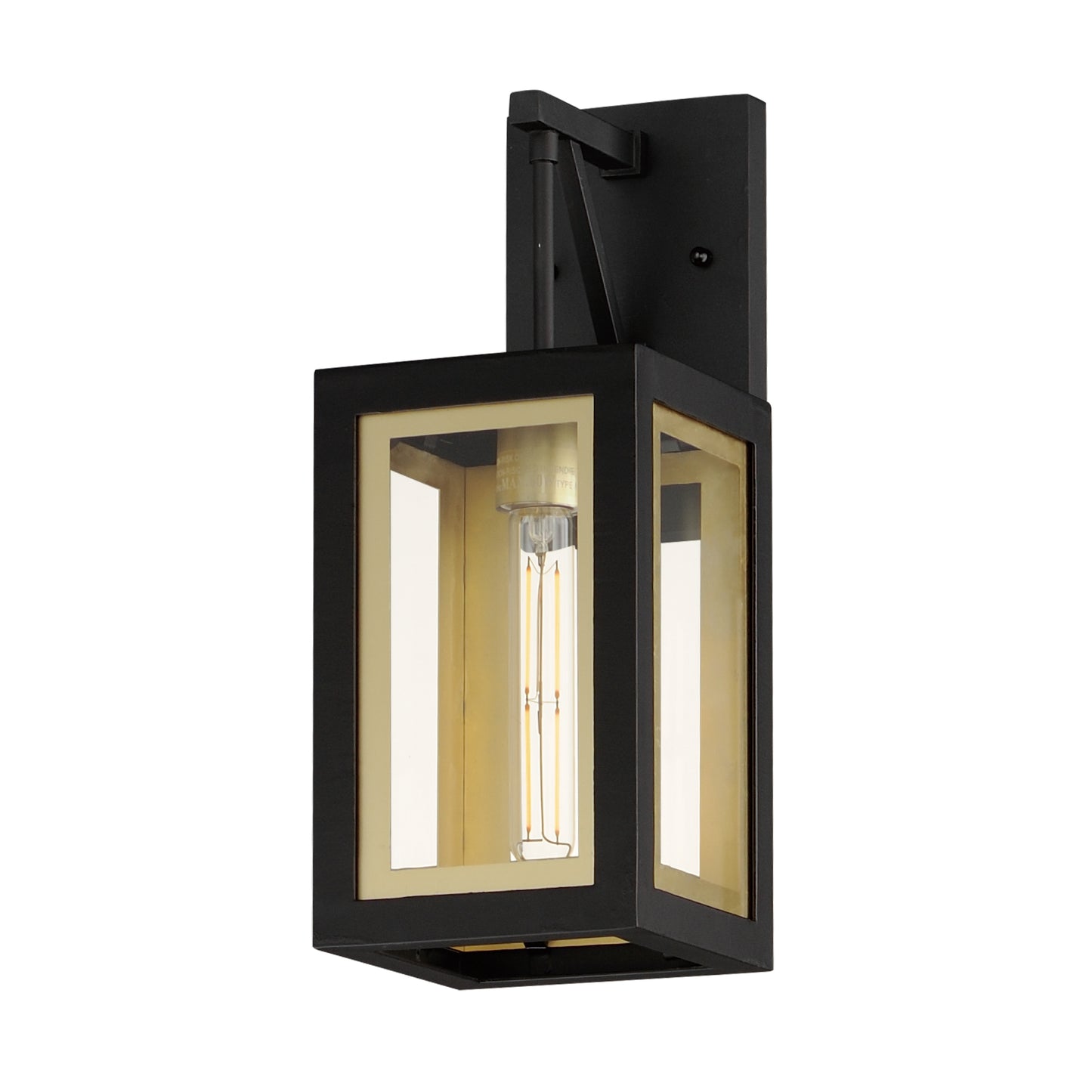 Neoclass Outdoor Sconce Black/Gold by Maxim Lighting