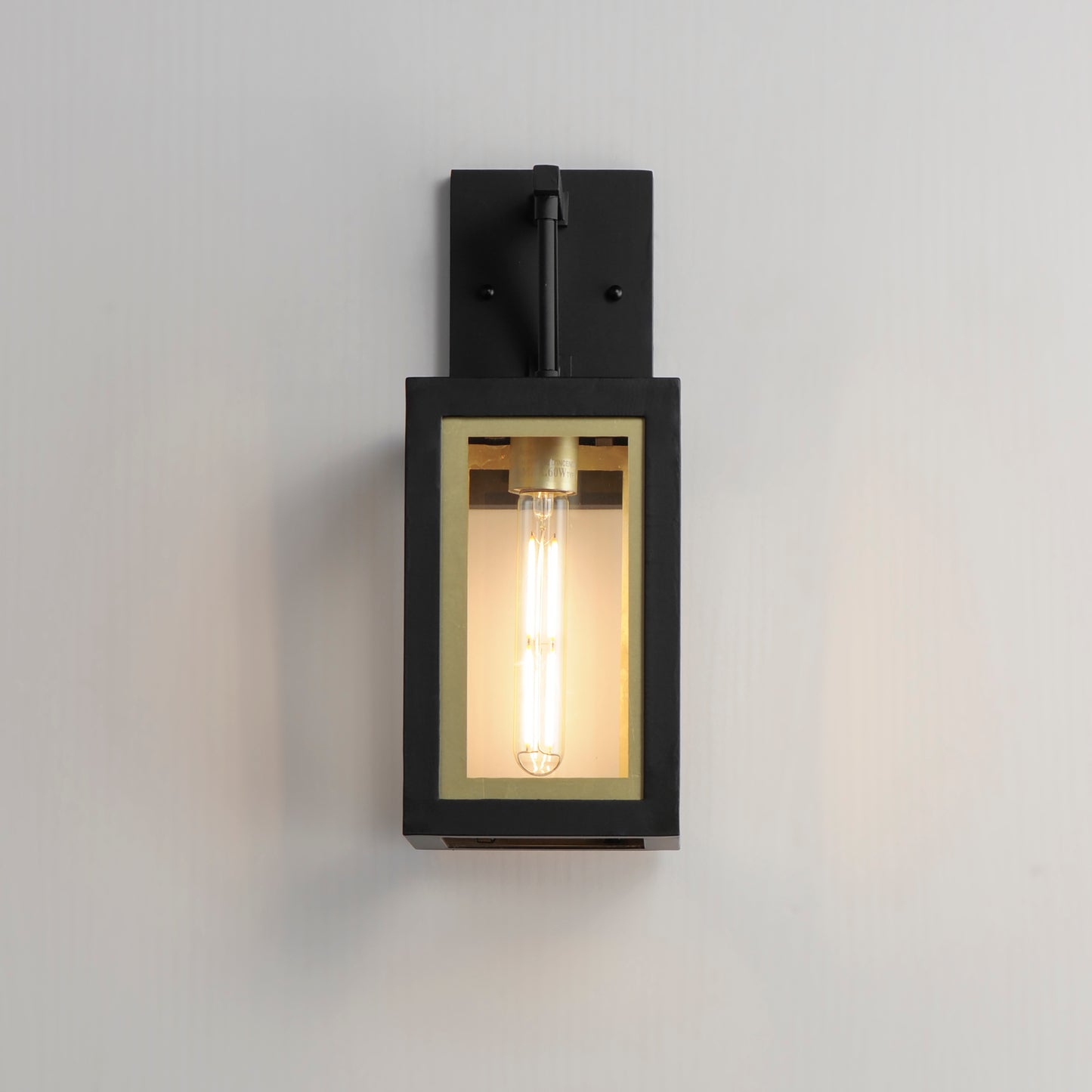 Neoclass Outdoor Sconce Black/Gold by Maxim Lighting