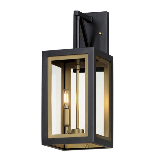 Neoclass 2-Light Outdoor Sconce Black/Gold by Maxim Lighting