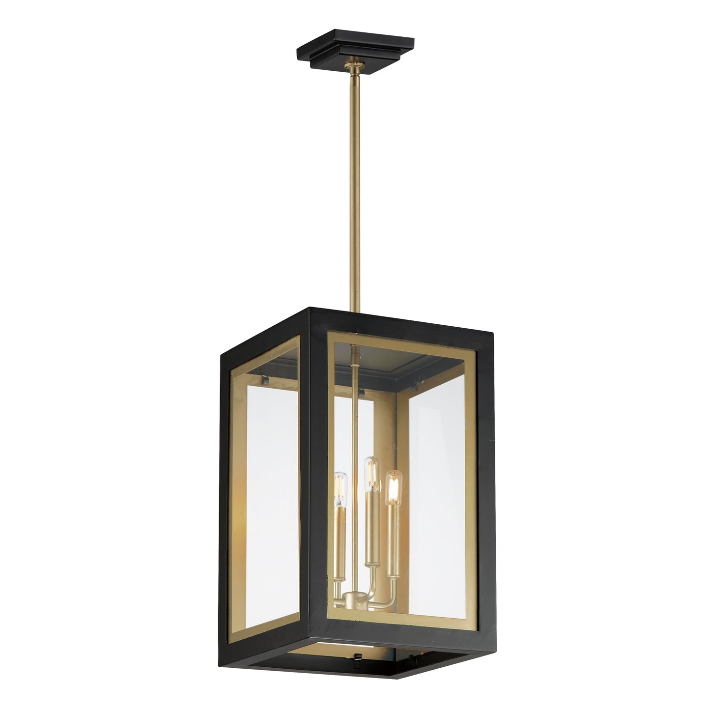 Neoclass 4-Light Outdoor Pendant Black/Gold by Maxim Lighting