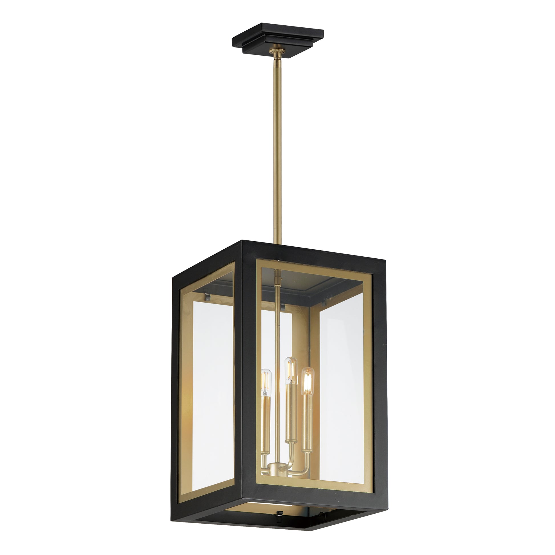 Neoclass 4-Light Outdoor Pendant Black/Gold by Maxim Lighting