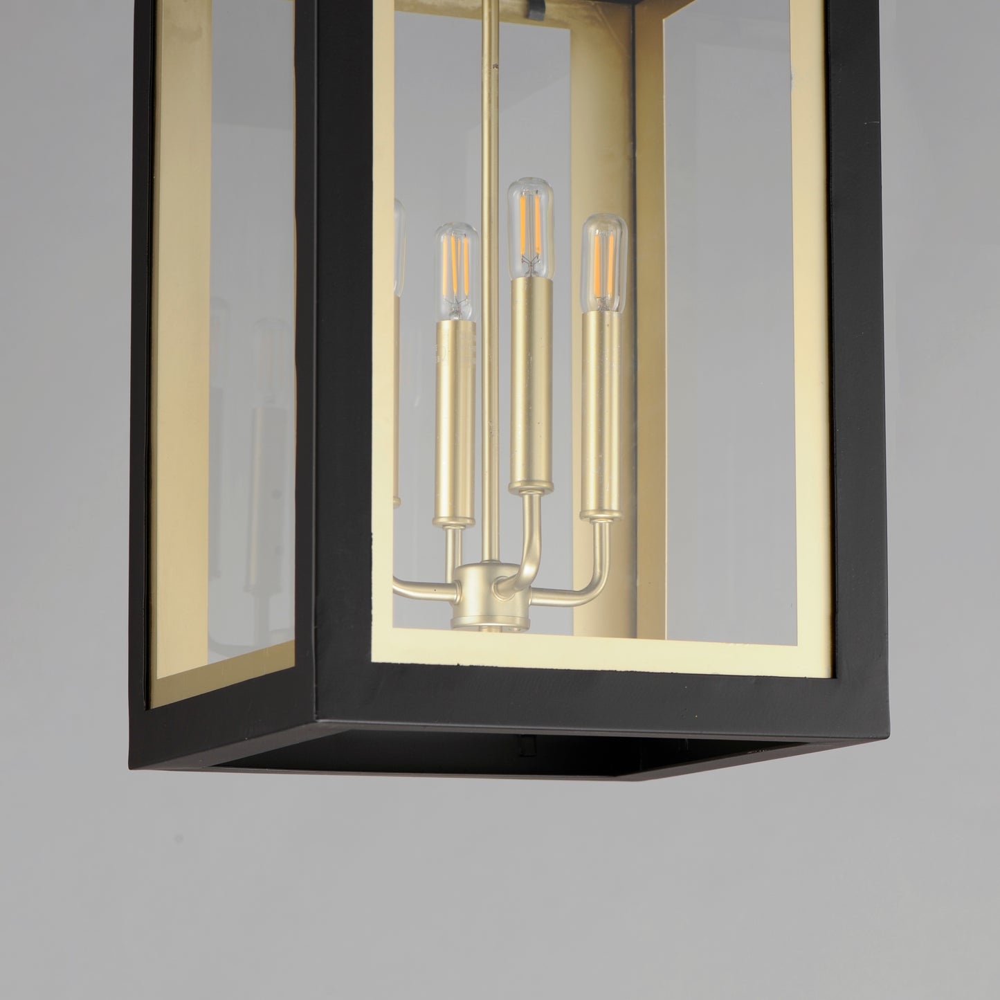 Neoclass 4-Light Outdoor Pendant Black/Gold by Maxim Lighting