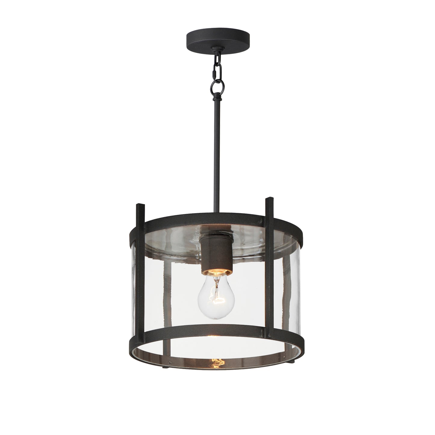 Belfry Semi-Flush/Pendant Black by Maxim Lighting