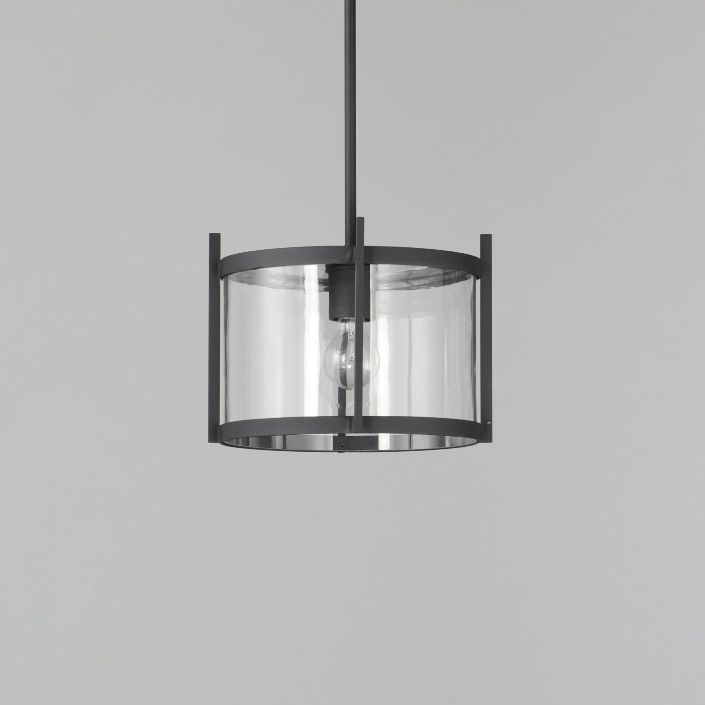 Belfry Semi-Flush/Pendant Black by Maxim Lighting