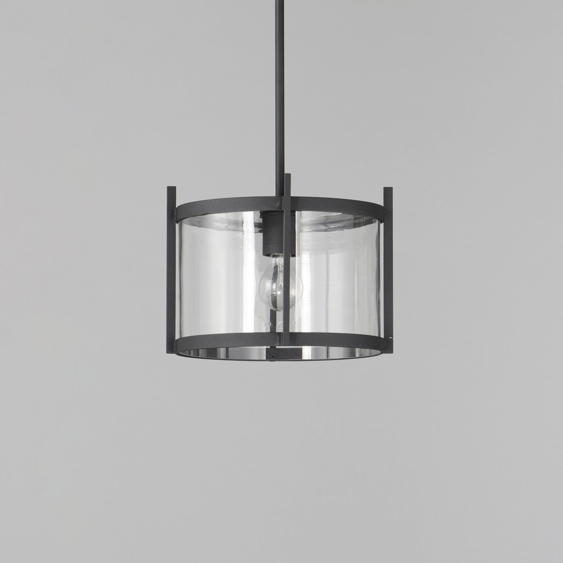 Belfry Semi-Flush/Pendant Black by Maxim Lighting
