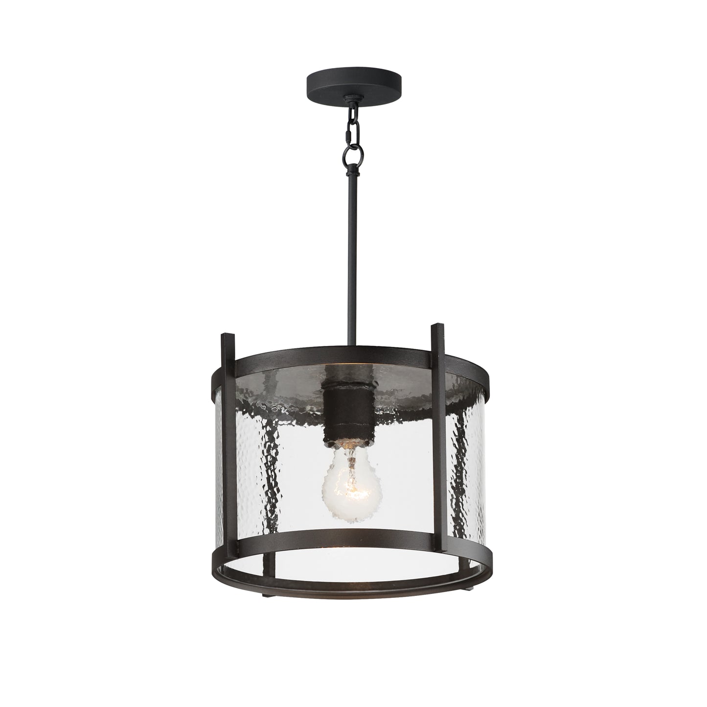 Belfry Semi-Flush/Pendant Black by Maxim Lighting