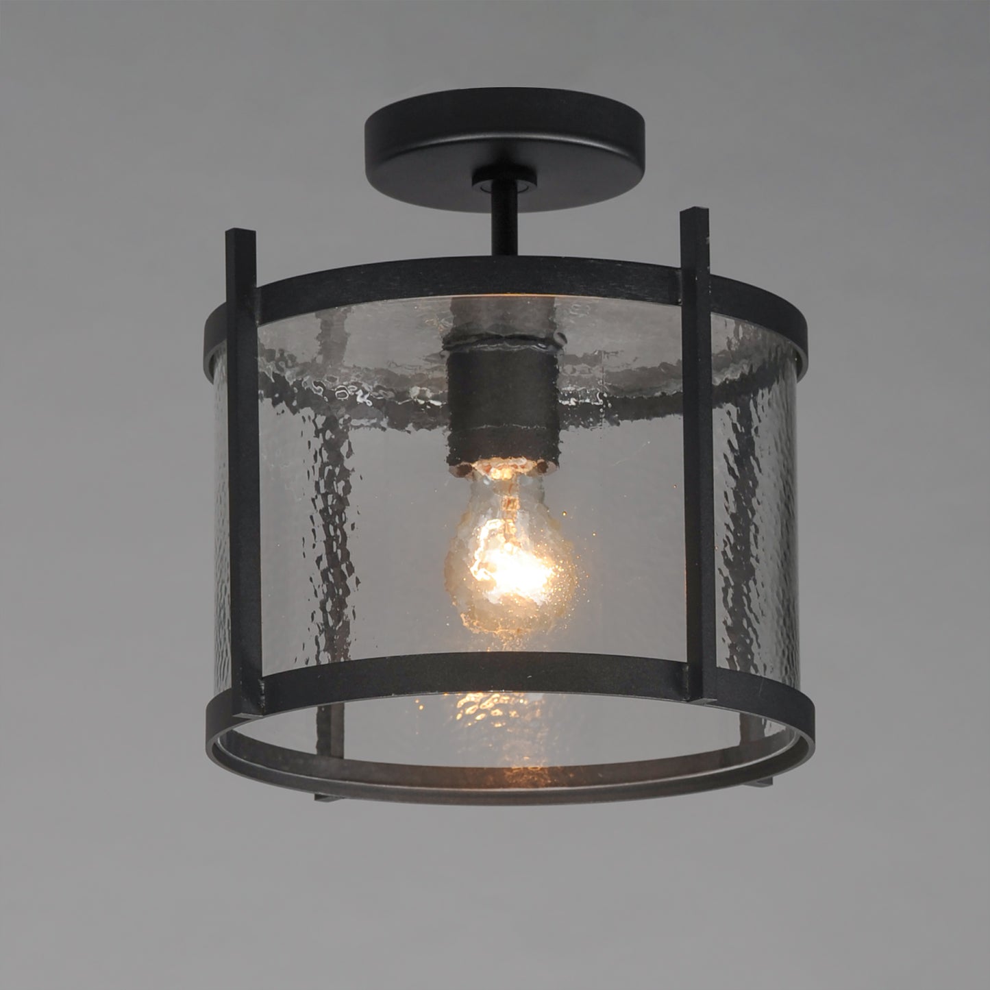 Belfry Semi-Flush/Pendant Black by Maxim Lighting