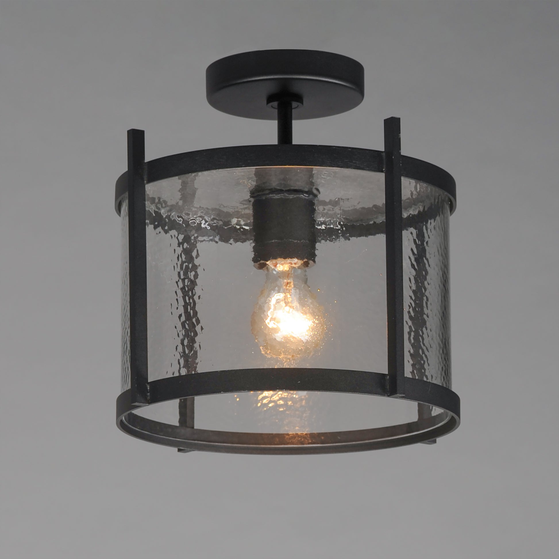 Belfry Semi-Flush/Pendant Black by Maxim Lighting