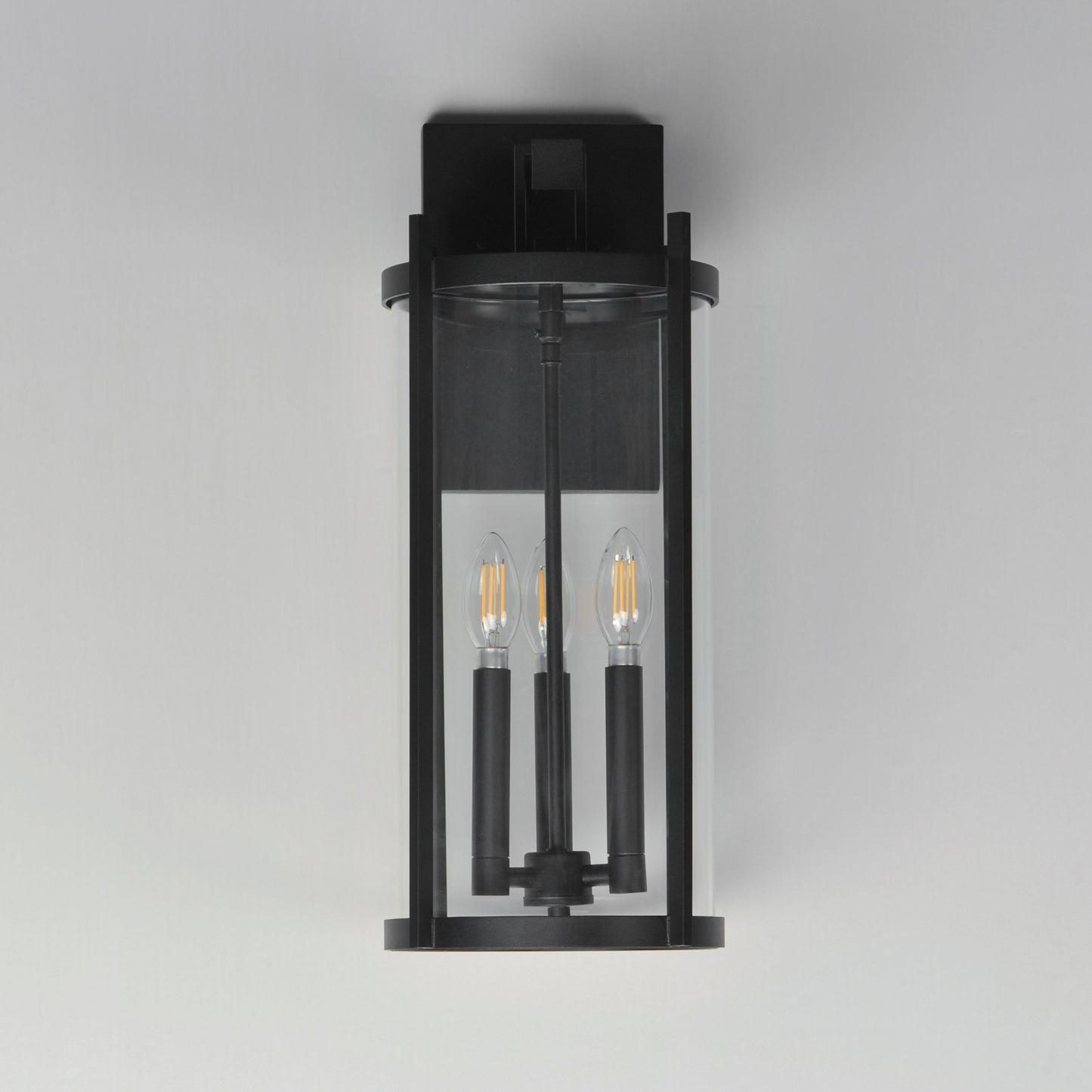 Belfry 3-Light Wall Sconce Black by Maxim Lighting