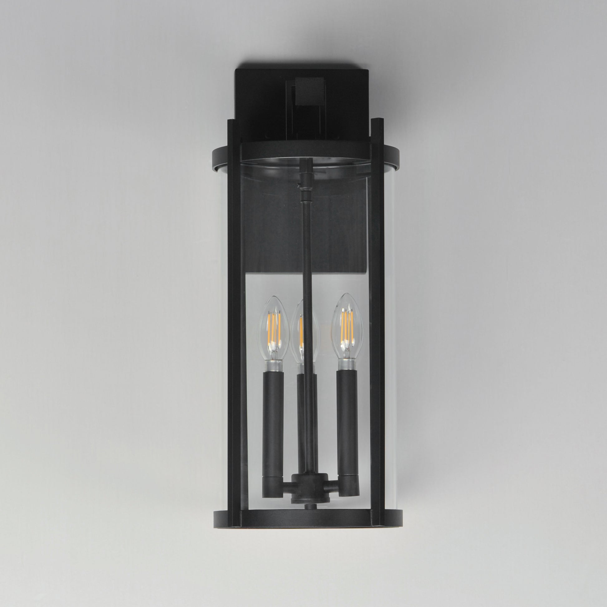Belfry 3-Light Wall Sconce Black by Maxim Lighting