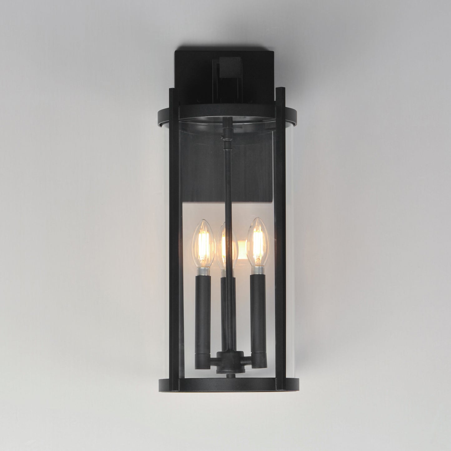 Belfry 3-Light Wall Sconce Black by Maxim Lighting