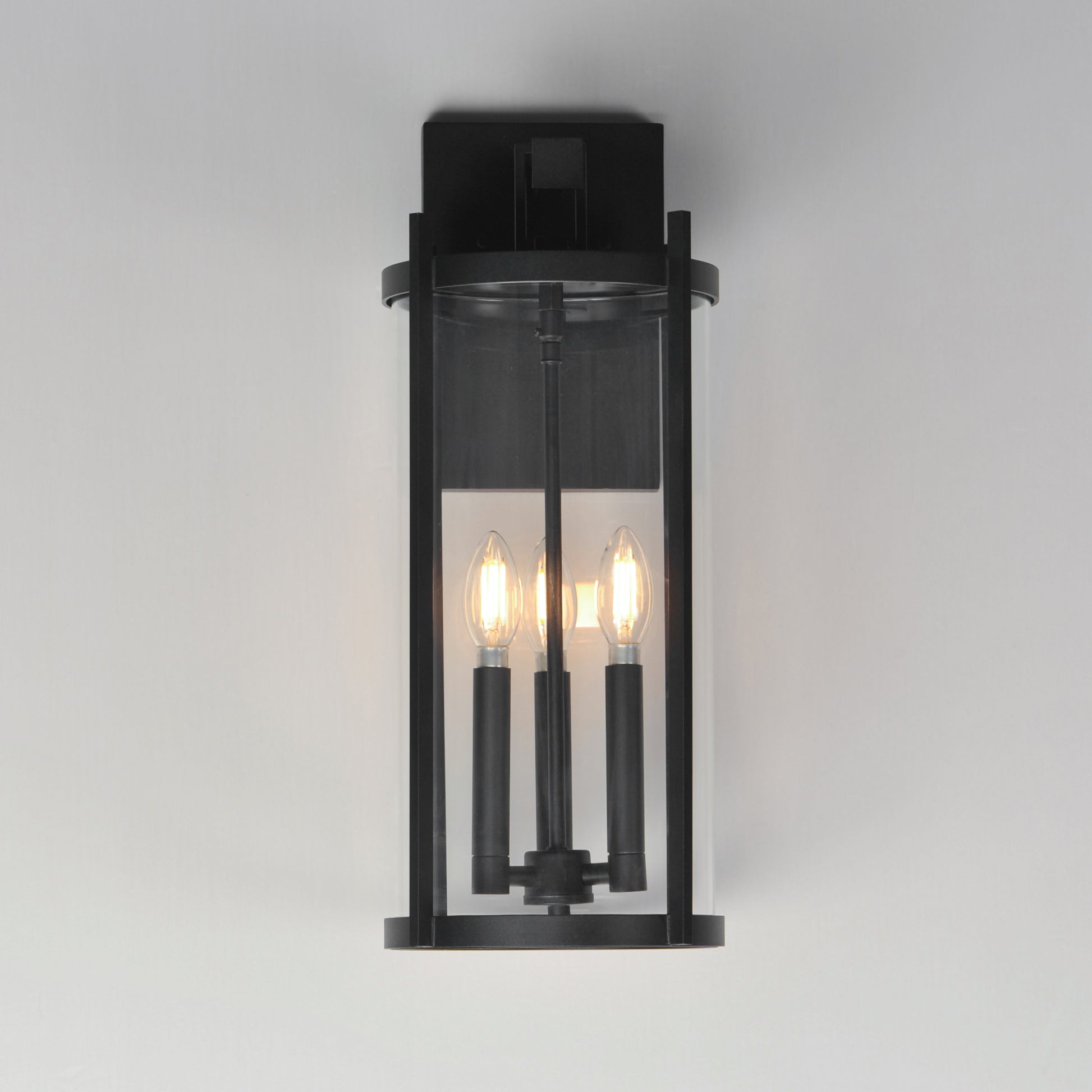 Belfry 3-Light Wall Sconce Black by Maxim Lighting
