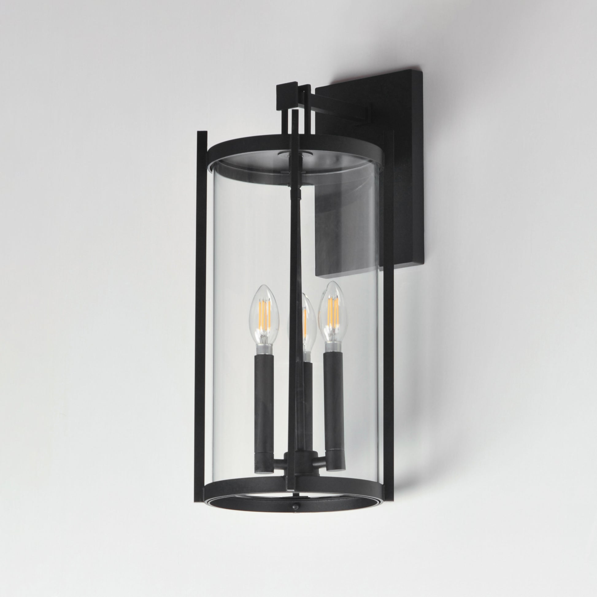 Belfry 3-Light Wall Sconce Black by Maxim Lighting