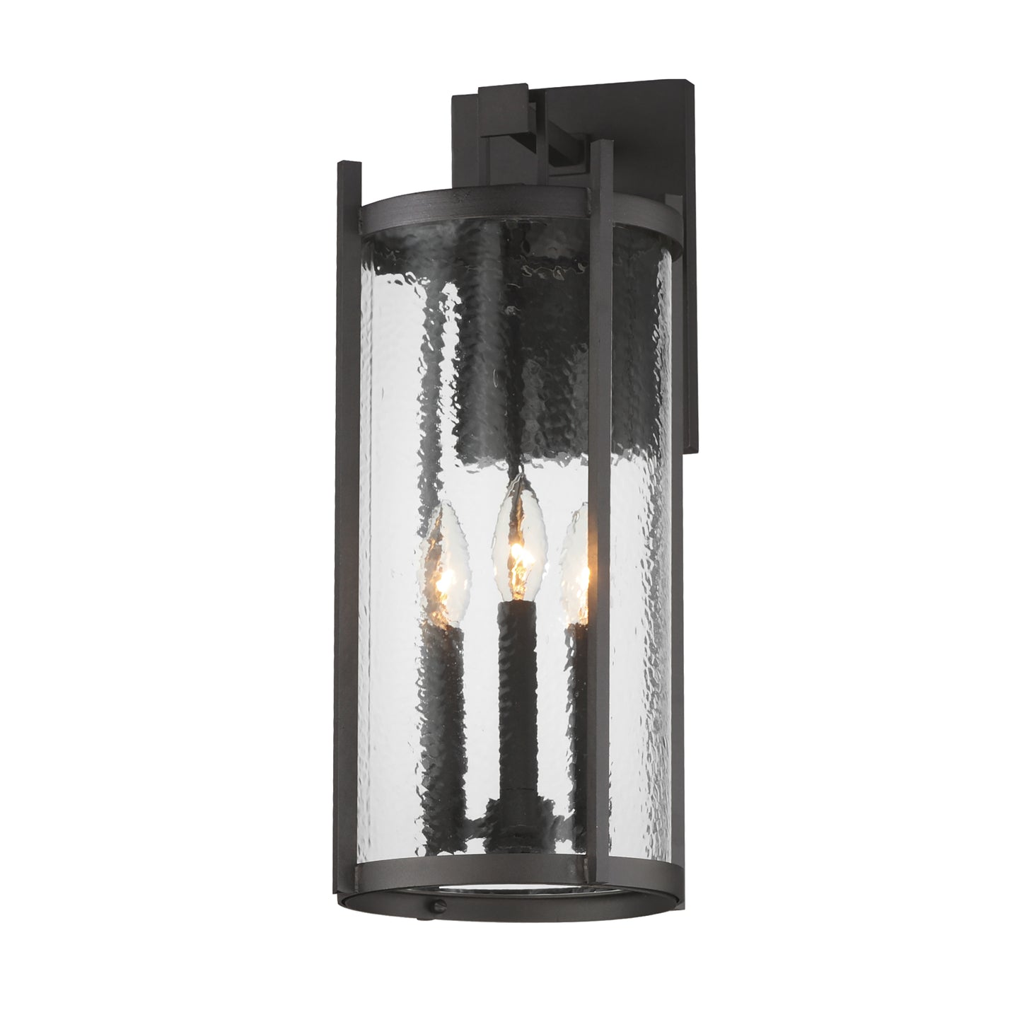 Belfry 3-Light Wall Sconce Black by Maxim Lighting