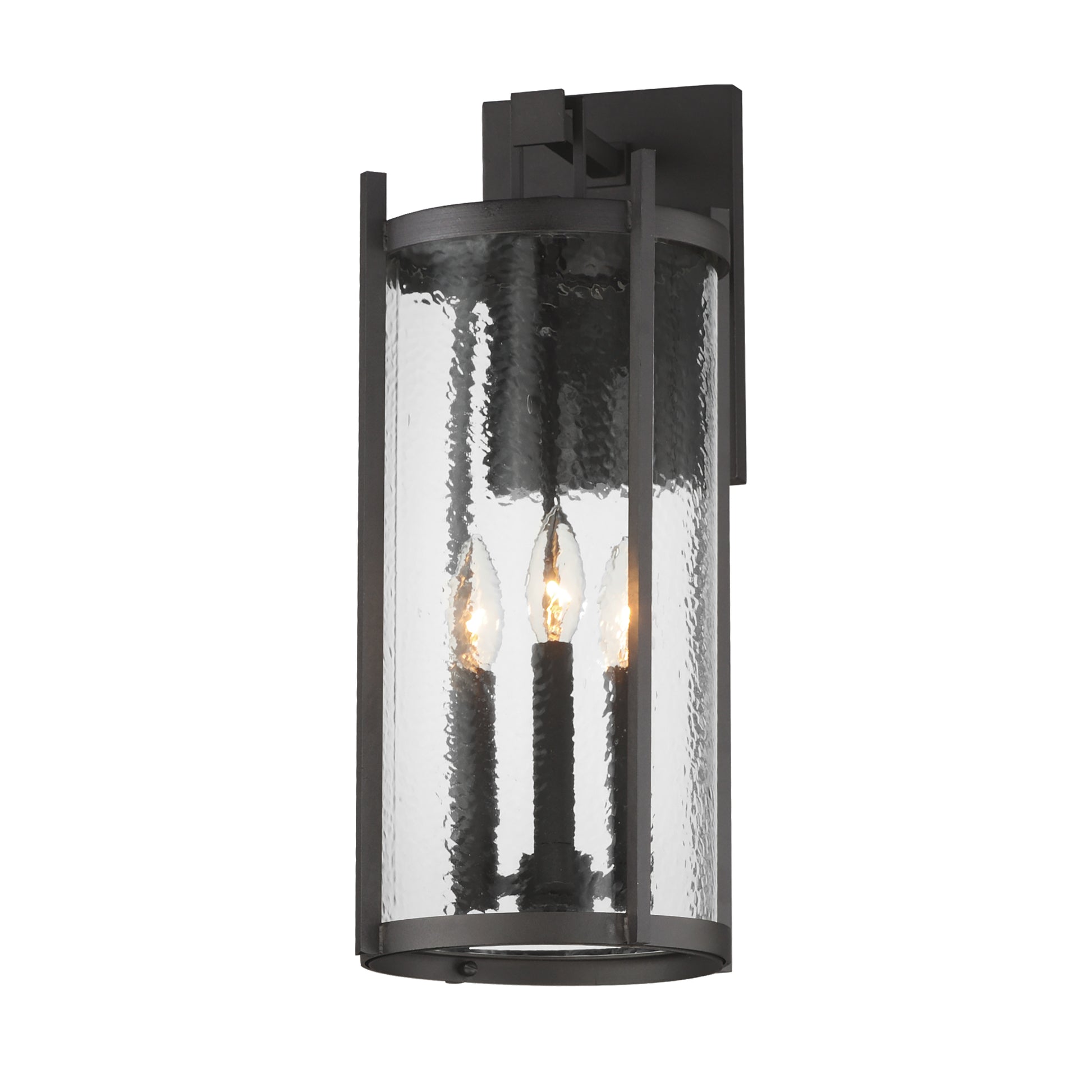 Belfry 3-Light Wall Sconce Black by Maxim Lighting