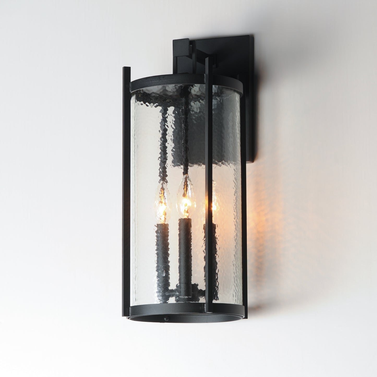 Belfry 3-Light Wall Sconce Black by Maxim Lighting