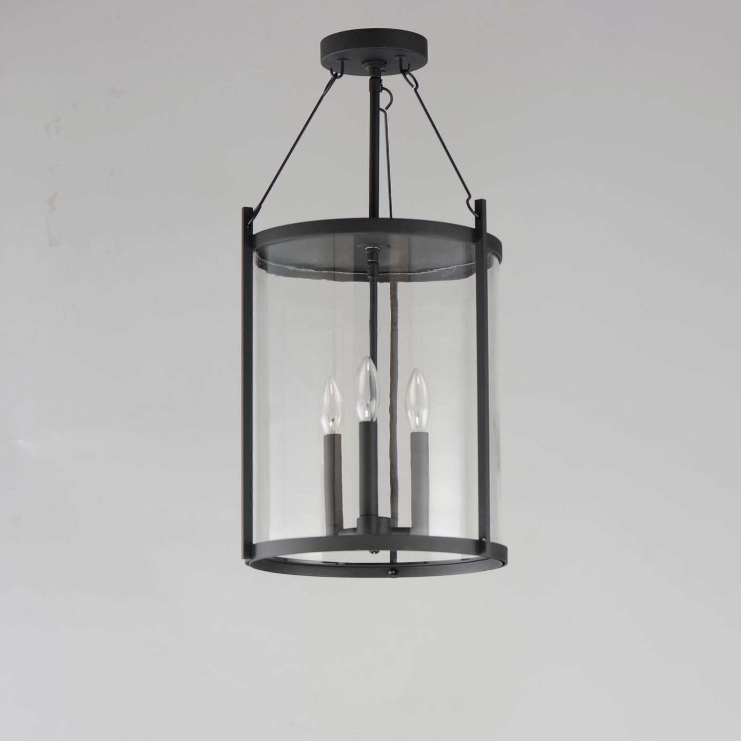 Belfry 3-Light Pendant Black by Maxim Lighting