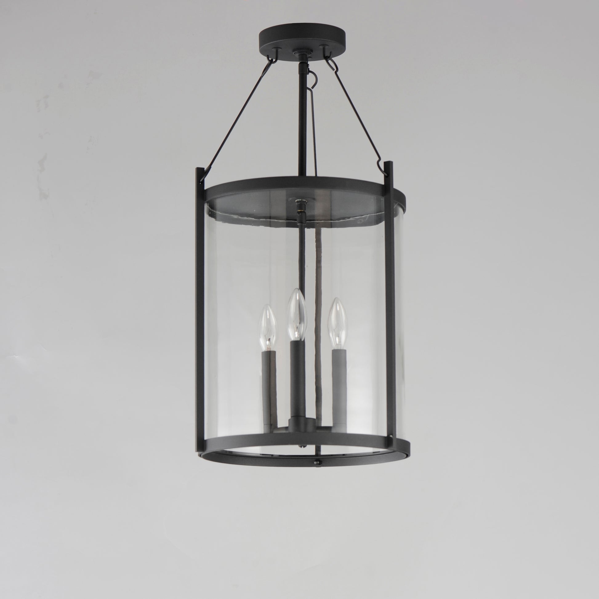 Belfry 3-Light Pendant Black by Maxim Lighting