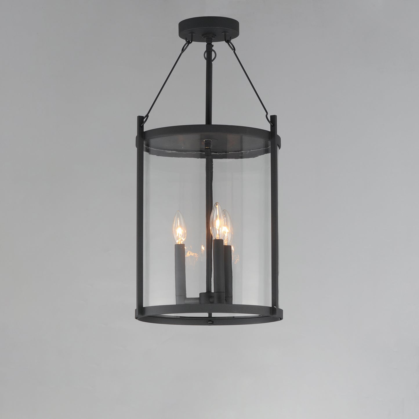 Belfry 3-Light Pendant Black by Maxim Lighting