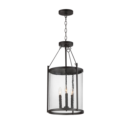 Belfry 3-Light Pendant Black by Maxim Lighting