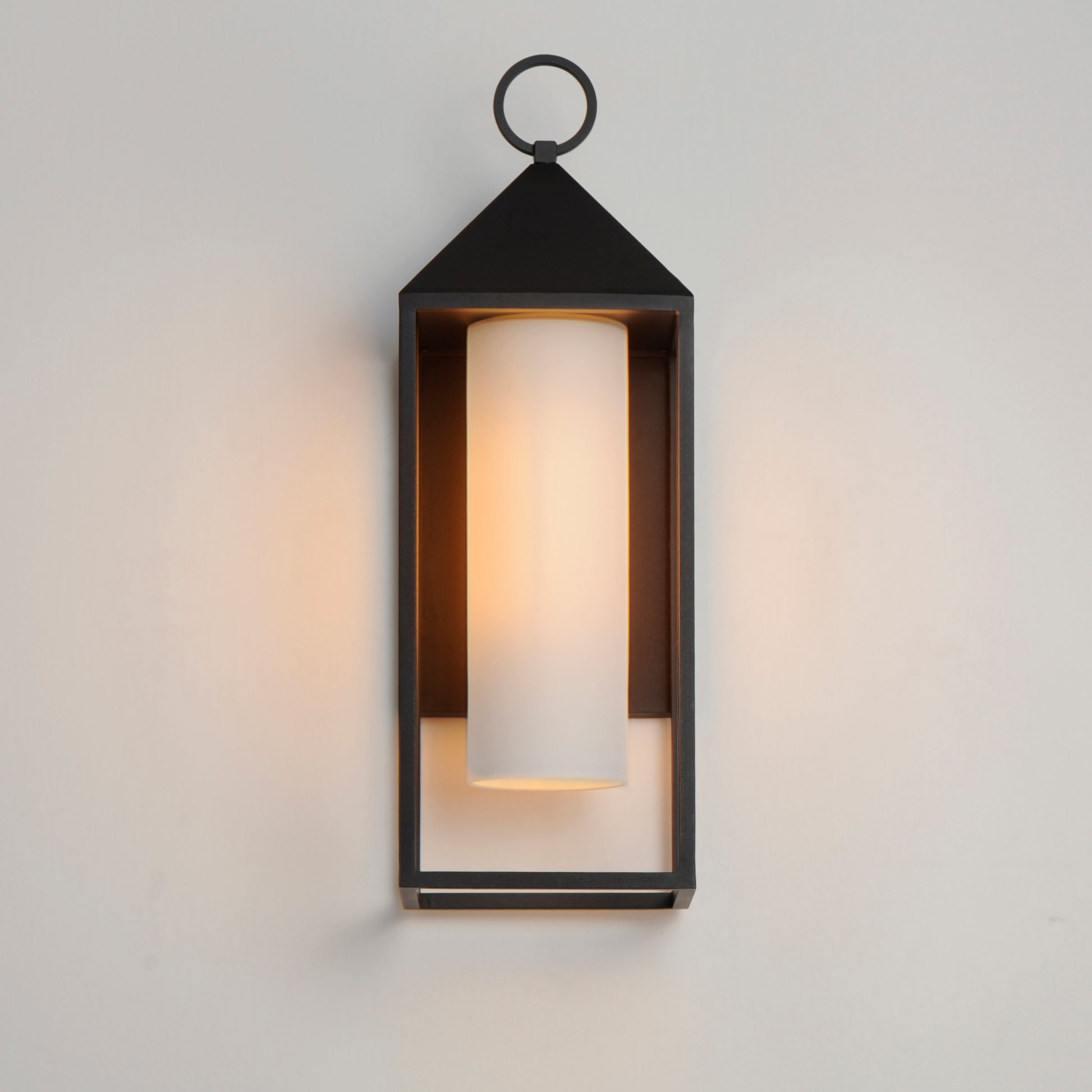 Aldous Large Outdoor Sconce Black by Maxim Lighting