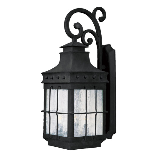 Nantucket 3-Light Outdoor Wall Lantern Country Forge by Maxim Lighting