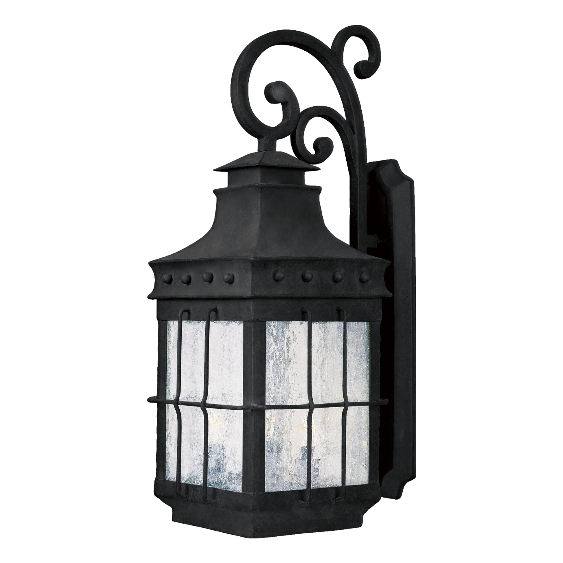 Nantucket 4-Light Outdoor Wall Lantern Country Forge by Maxim Lighting