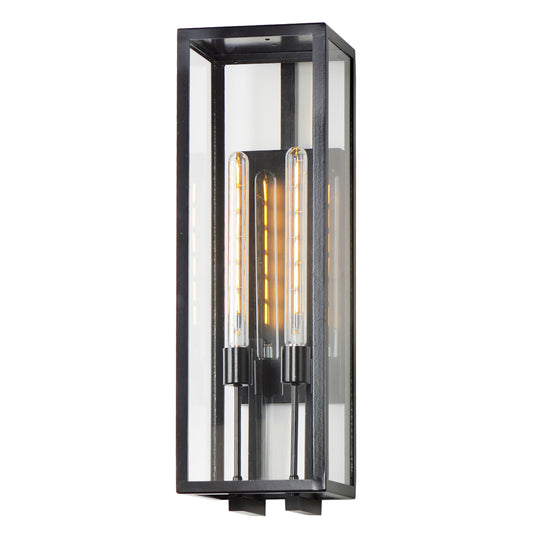 Catalina 2-Light XL Outdoor Up-Light Wall Sconce Dark Bronze by Maxim Lighting