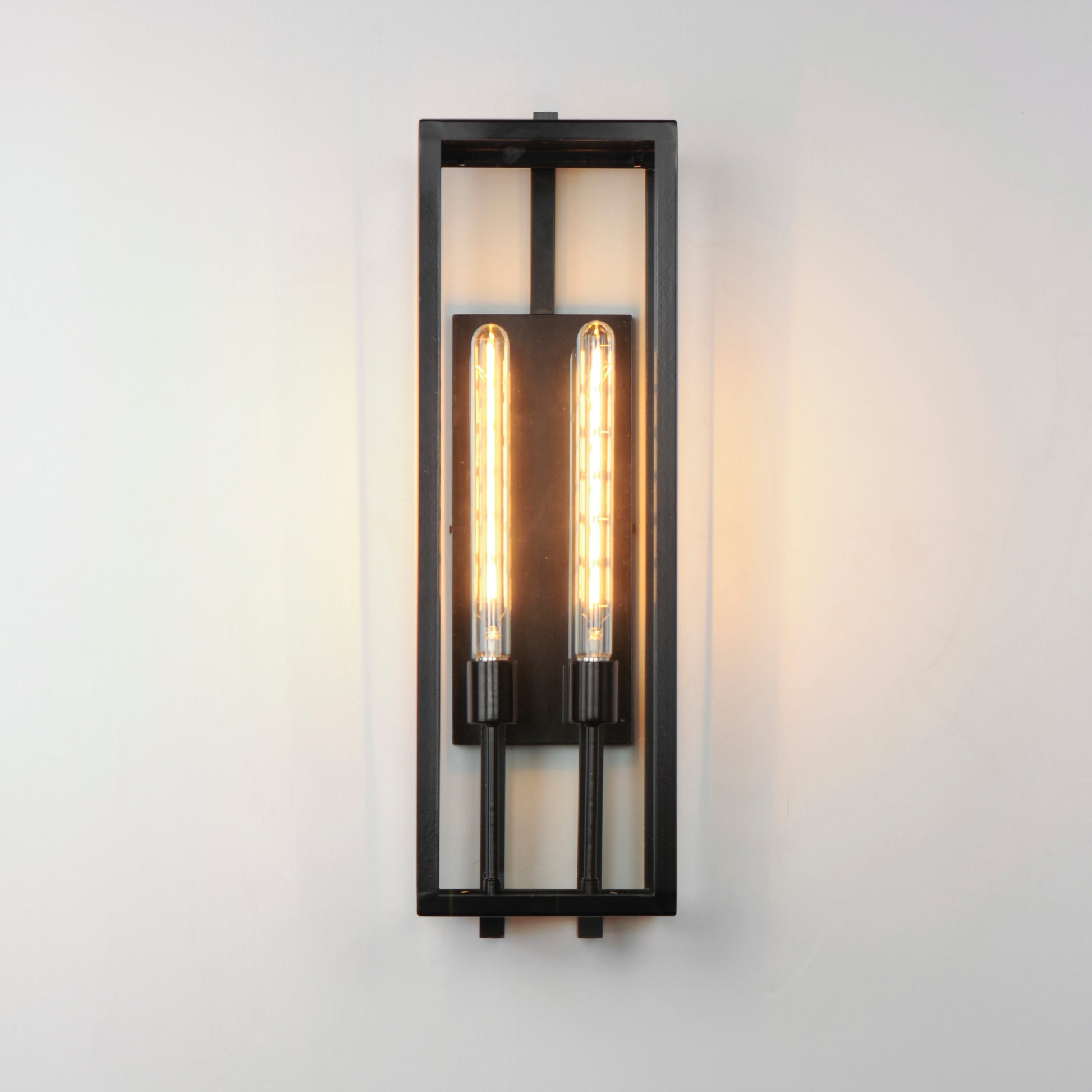 Catalina 2-Light XL Outdoor Up-Light Wall Sconce Dark Bronze by Maxim Lighting