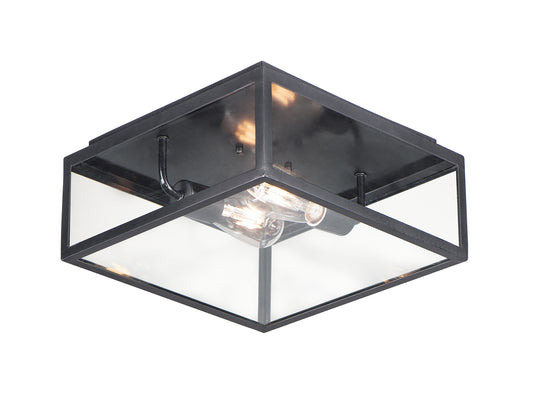 Catalina 2-Light Outdoor Ceiling Mount Dark Bronze by Maxim Lighting