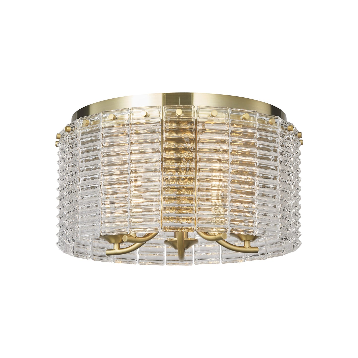 Aurora Flushmount 5-Light in Antique Bronze 3016AZ by StarFire Crystal