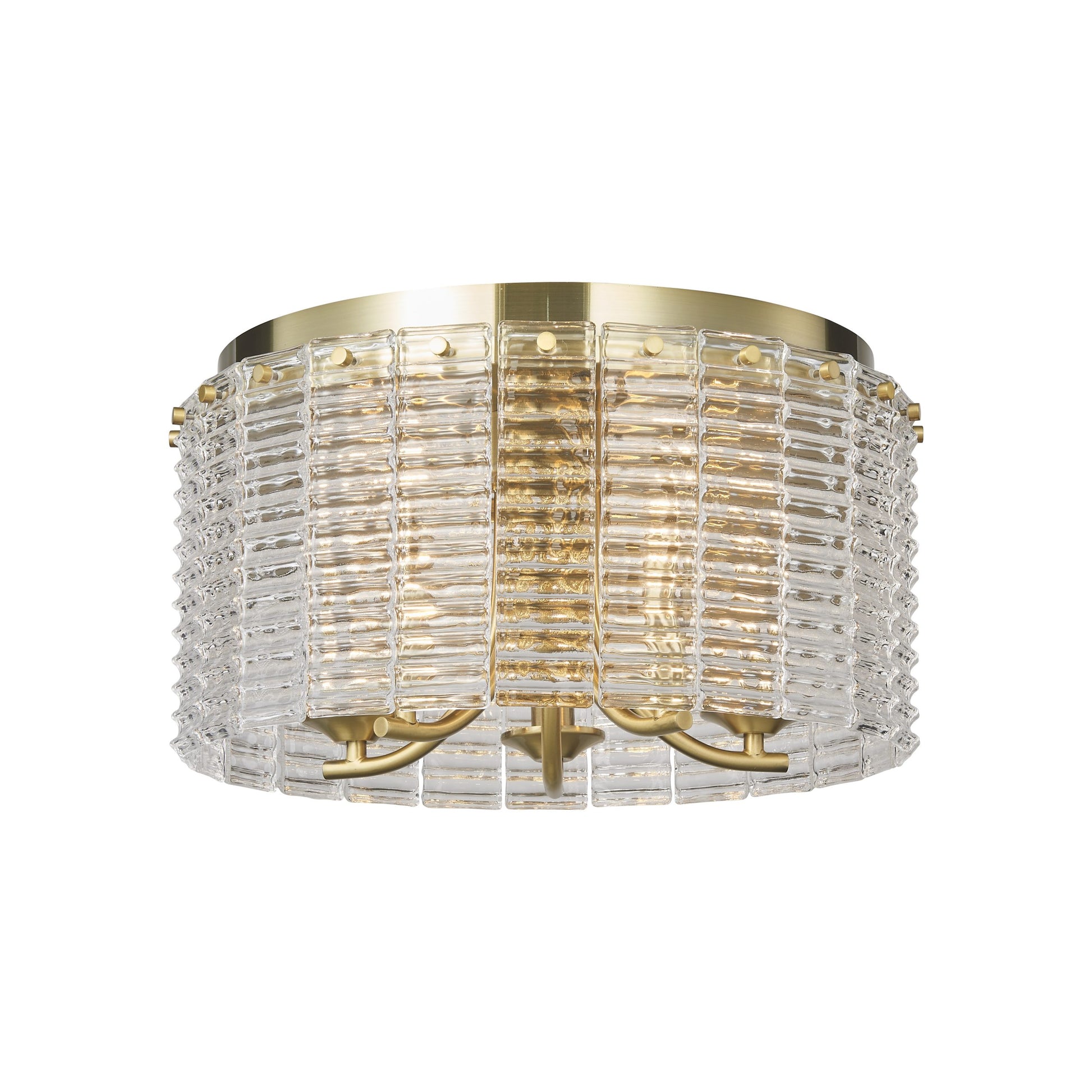 Aurora Flushmount 5-Light in Antique Bronze 3016AZ by StarFire Crystal