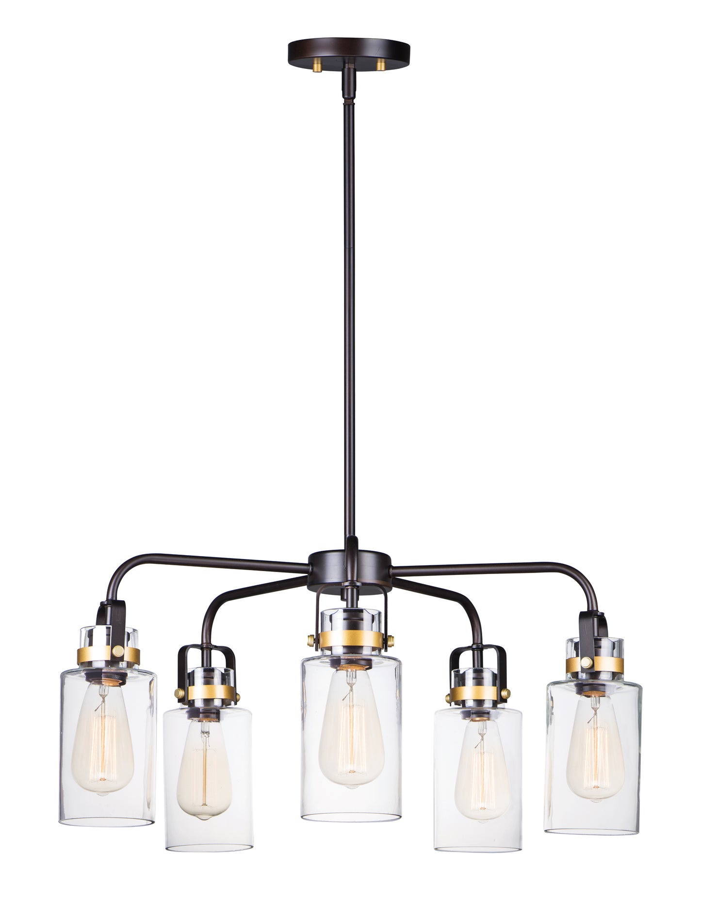Magnolia 5-Light Pendant Bronze/Gold by Maxim Lighting