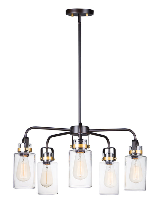 Magnolia 5-Light Pendant Bronze/Gold by Maxim Lighting