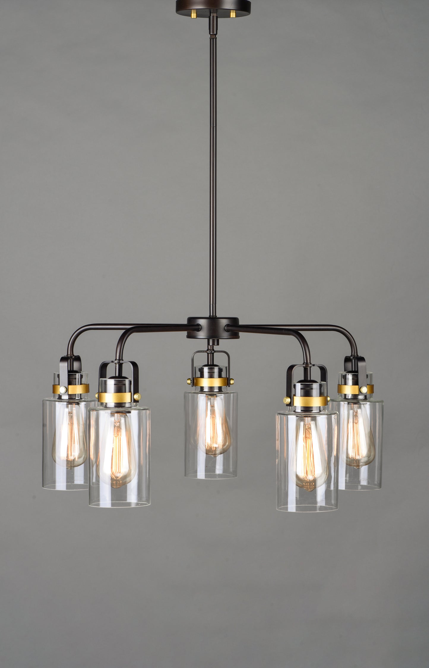 Magnolia 5-Light Pendant Bronze/Gold by Maxim Lighting