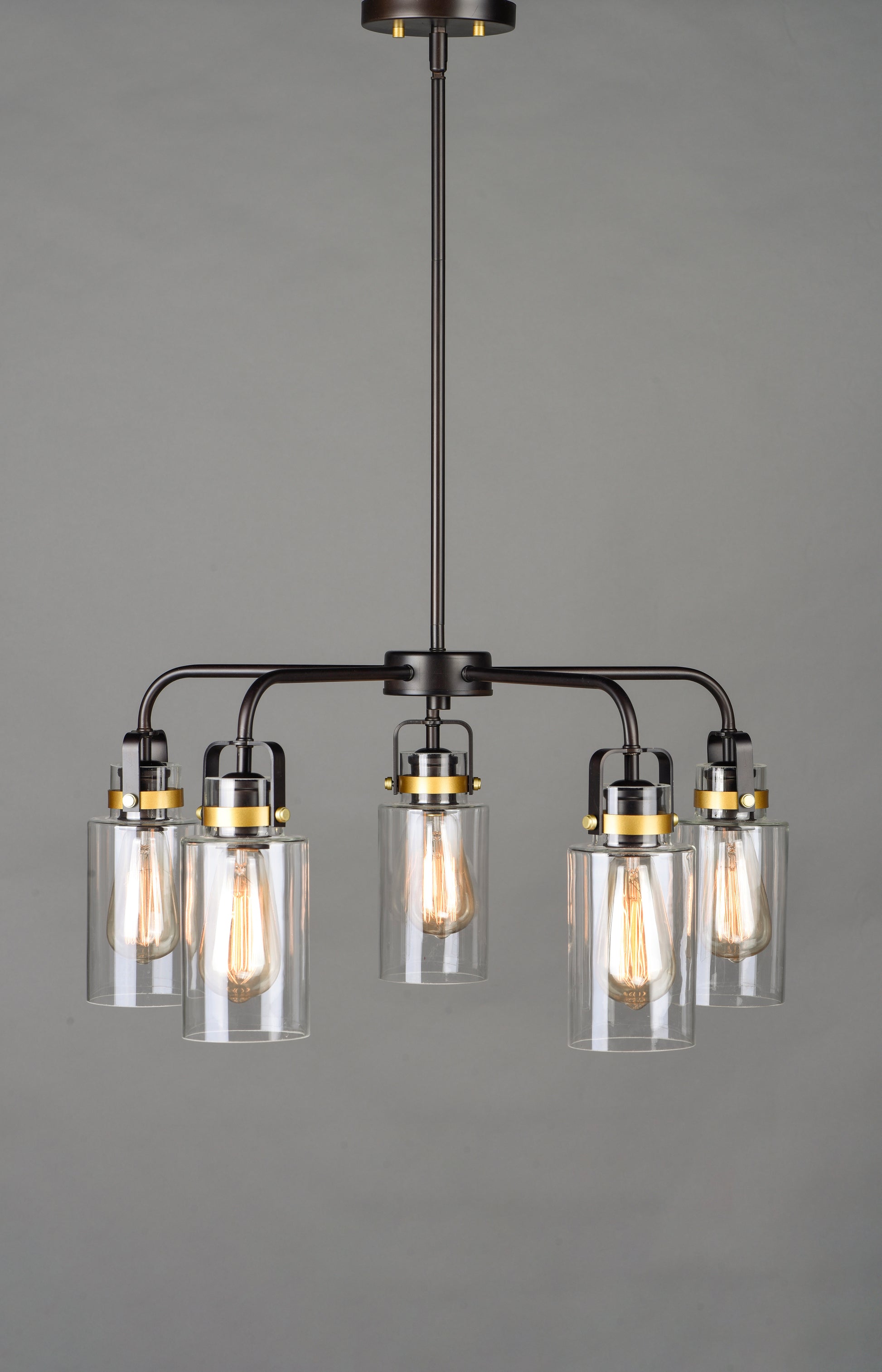 Magnolia 5-Light Pendant Bronze/Gold by Maxim Lighting