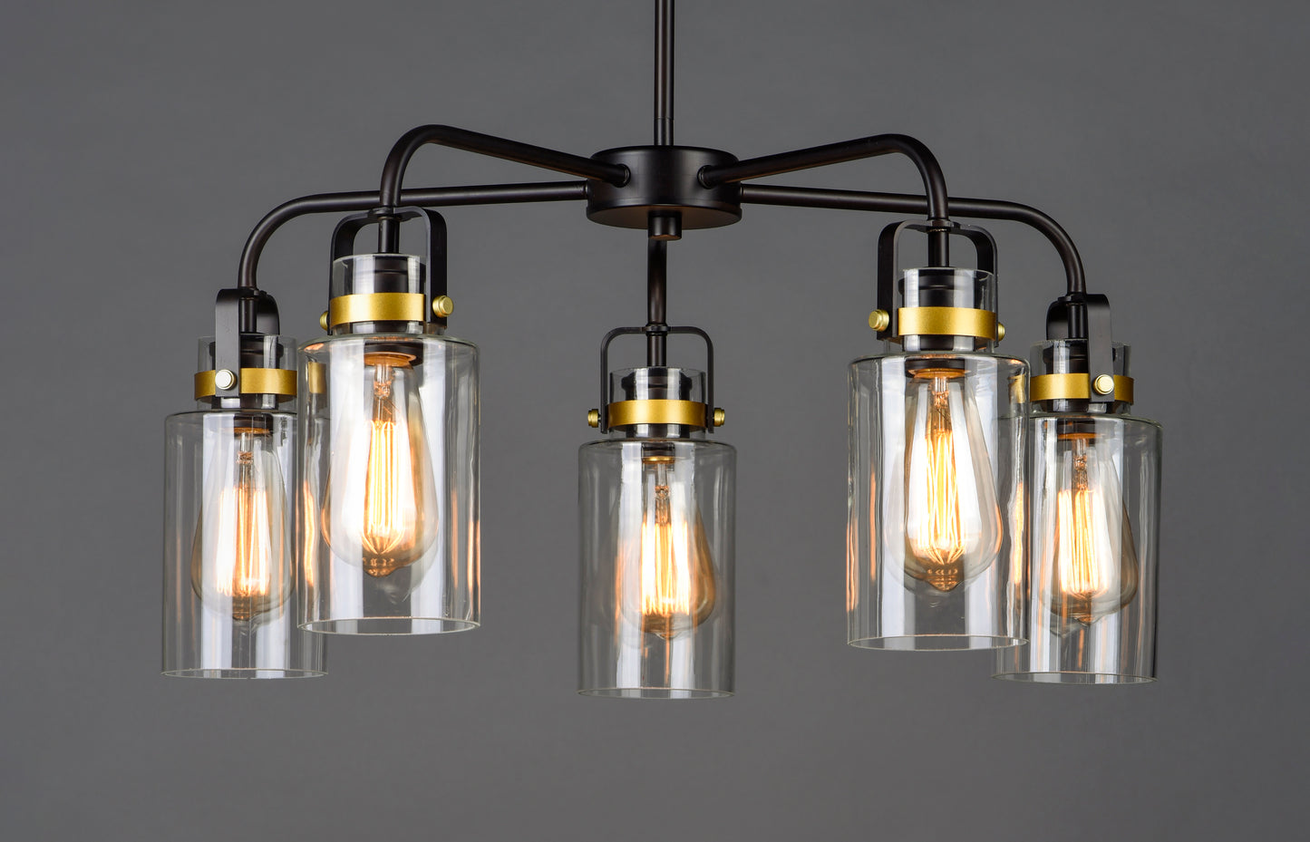 Magnolia 5-Light Pendant Bronze/Gold by Maxim Lighting