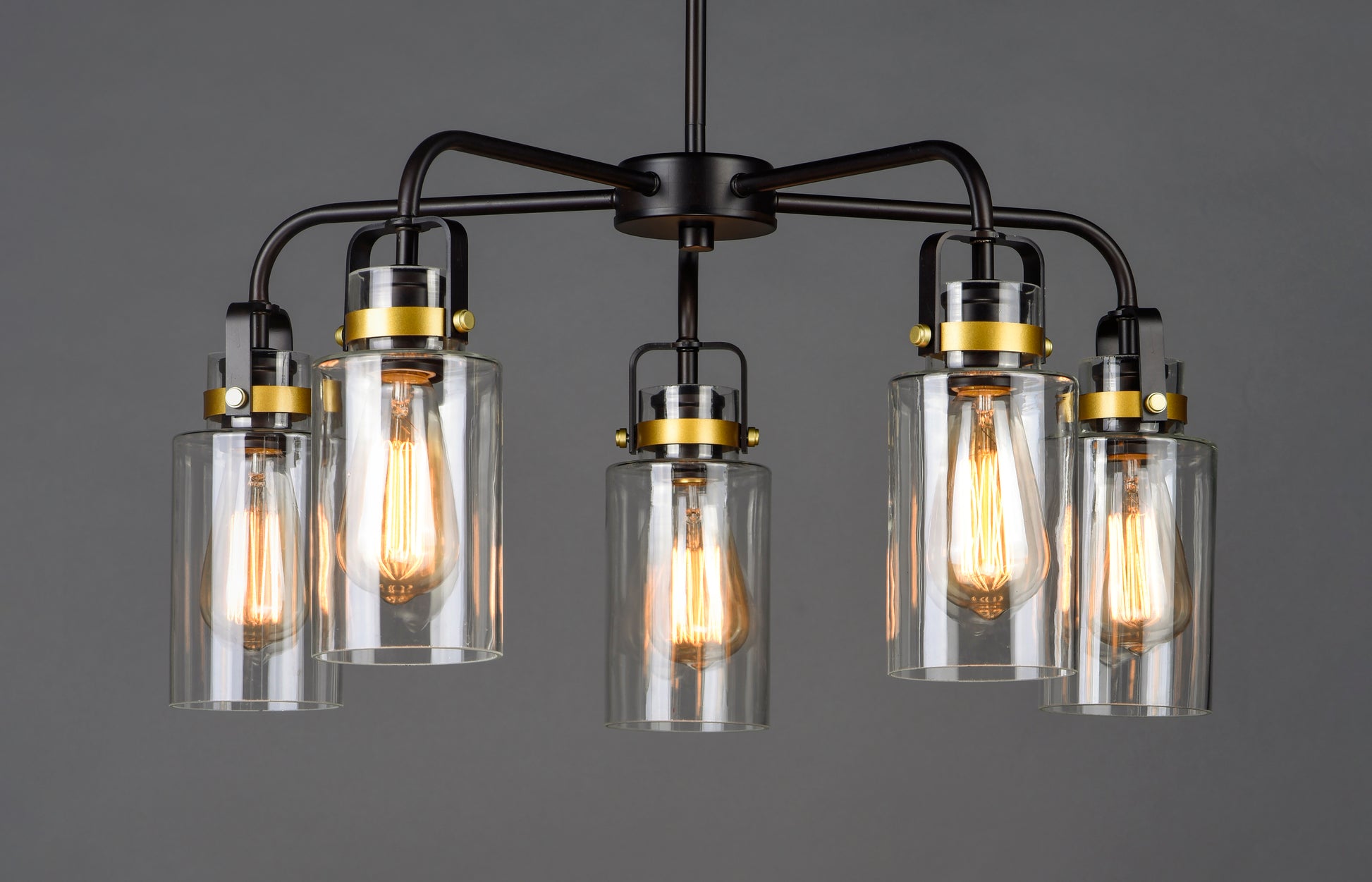 Magnolia 5-Light Pendant Bronze/Gold by Maxim Lighting