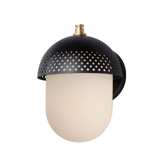 Perf Outdoor Wall Sconce Black/Gold by Maxim Lighting