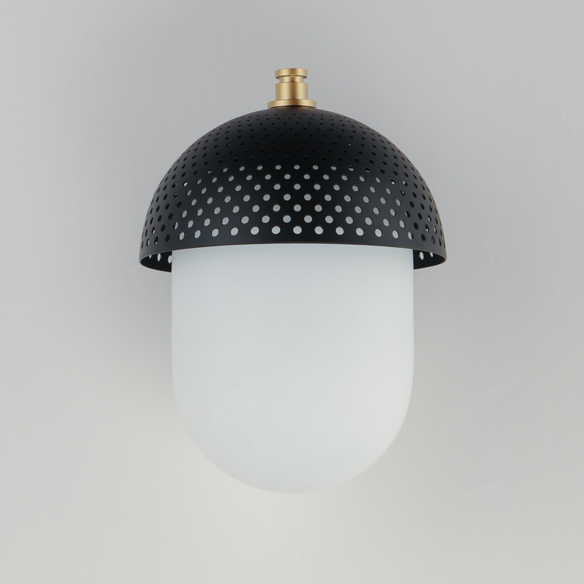 Perf Outdoor Wall Sconce Black/Gold by Maxim Lighting