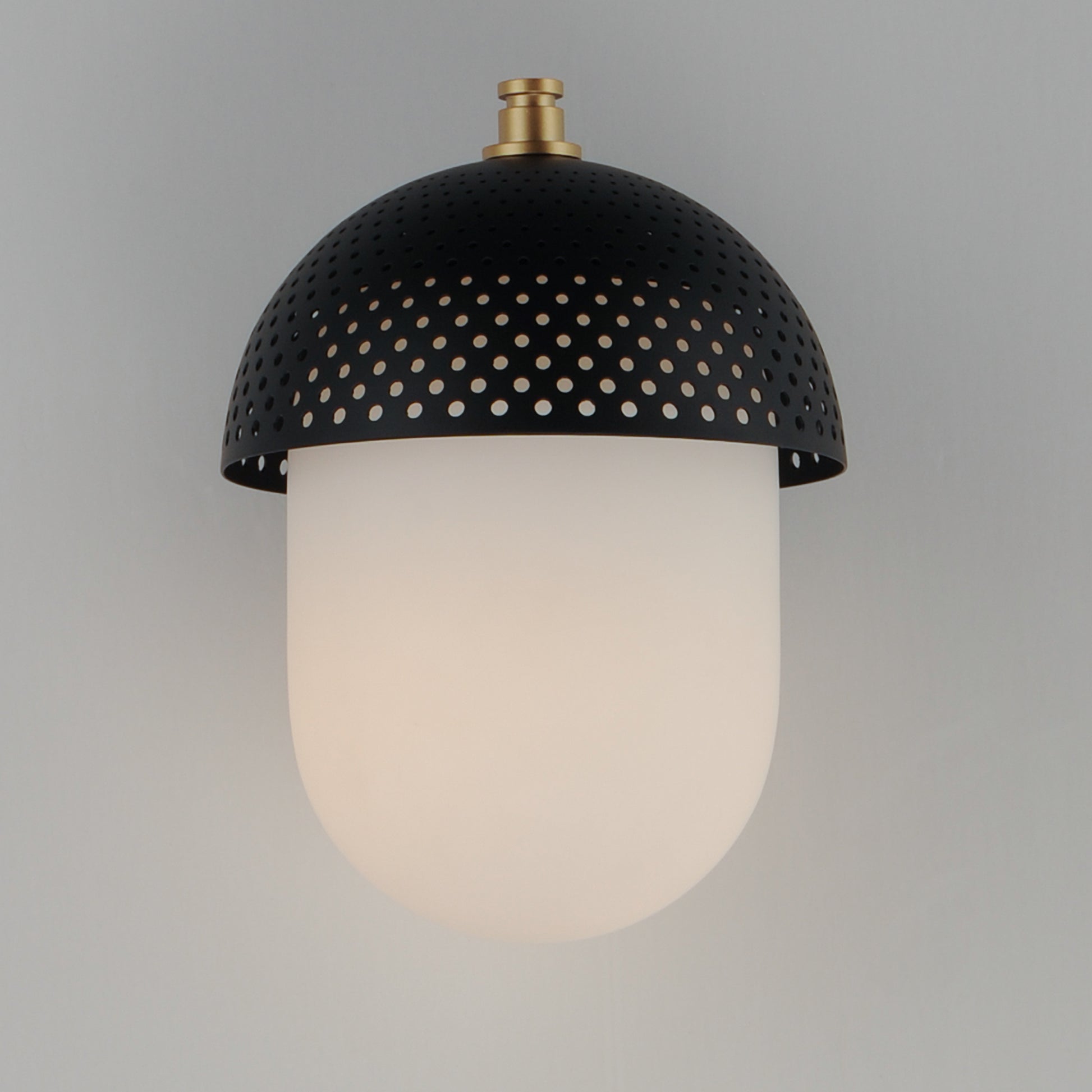 Perf Outdoor Wall Sconce Black/Gold by Maxim Lighting