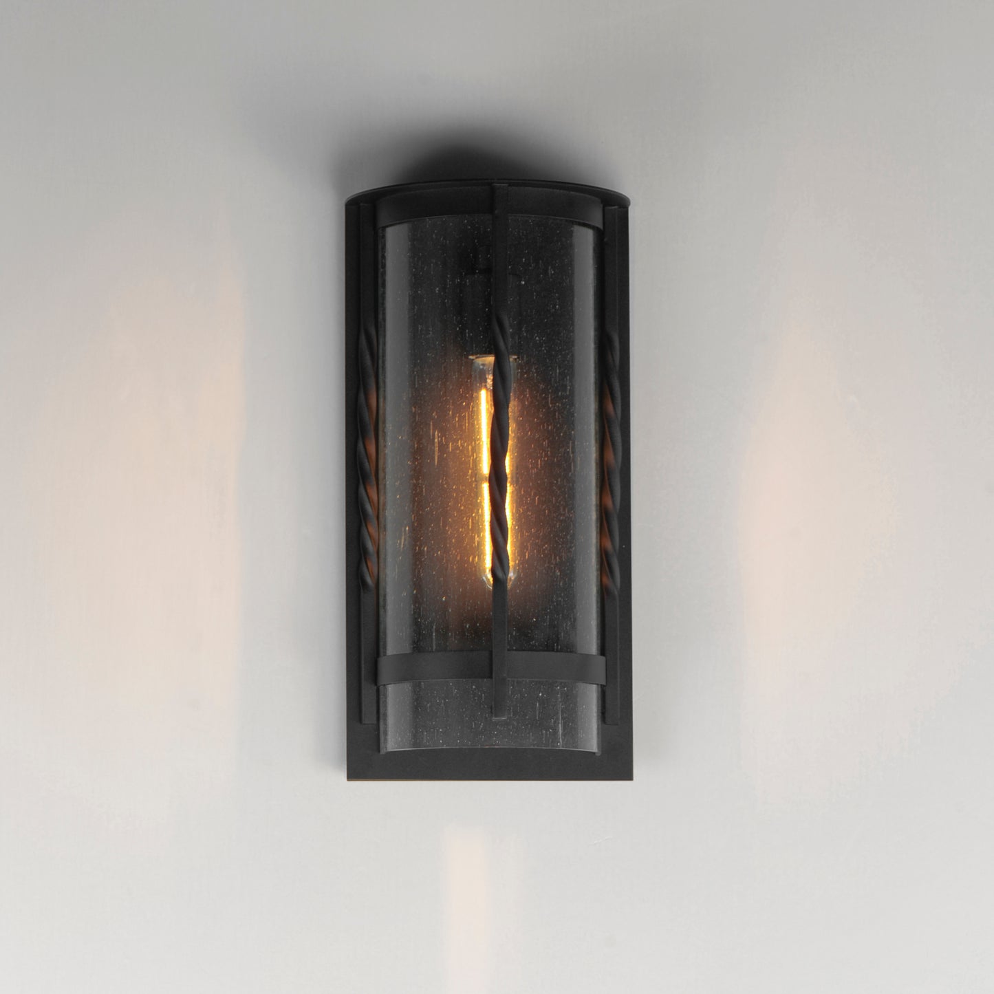 Foundry Outdoor Wall Sconce Black by Maxim Lighting