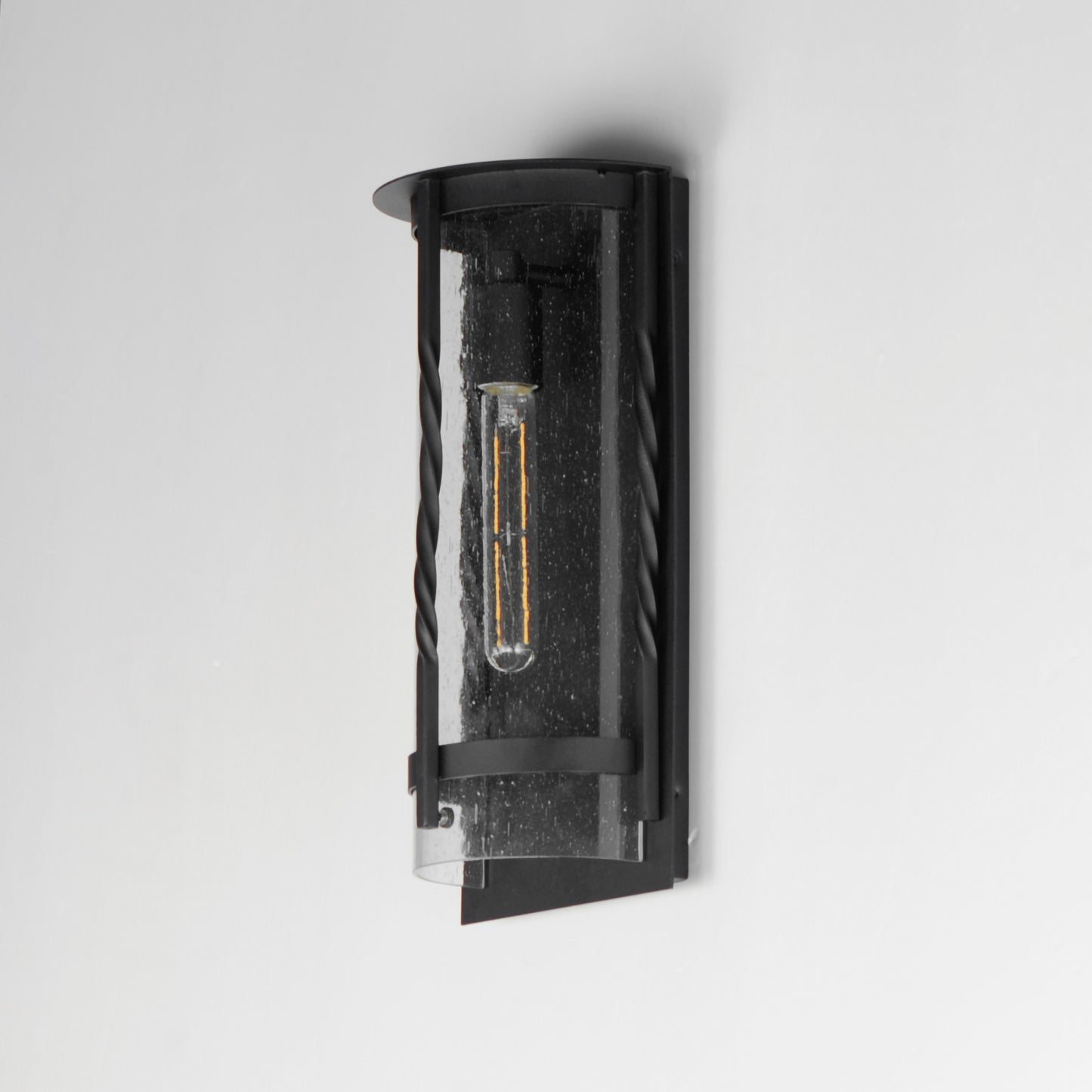 Foundry Outdoor Wall Sconce Black by Maxim Lighting