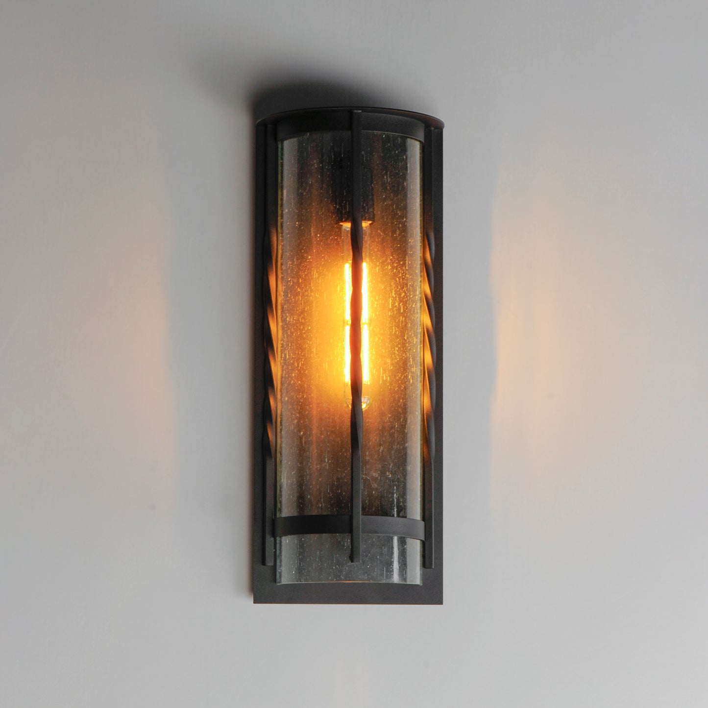 Foundry Outdoor Wall Sconce Black by Maxim Lighting