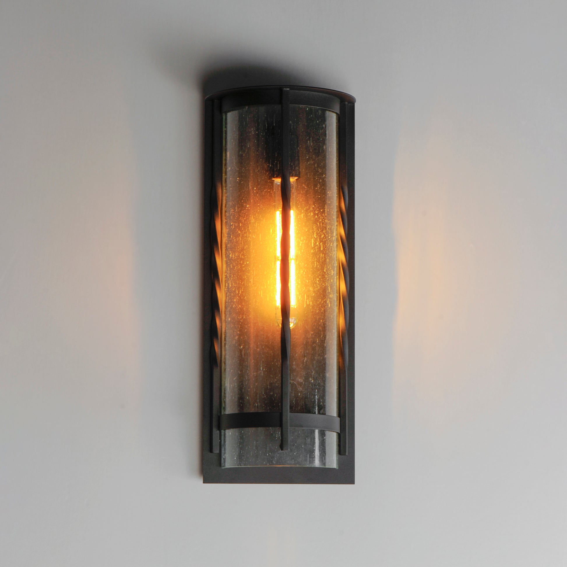 Foundry Outdoor Wall Sconce Black by Maxim Lighting