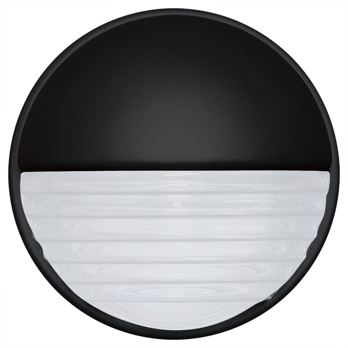 Besa Costaluz 3019 wall sconce option – Black / Frosted inside